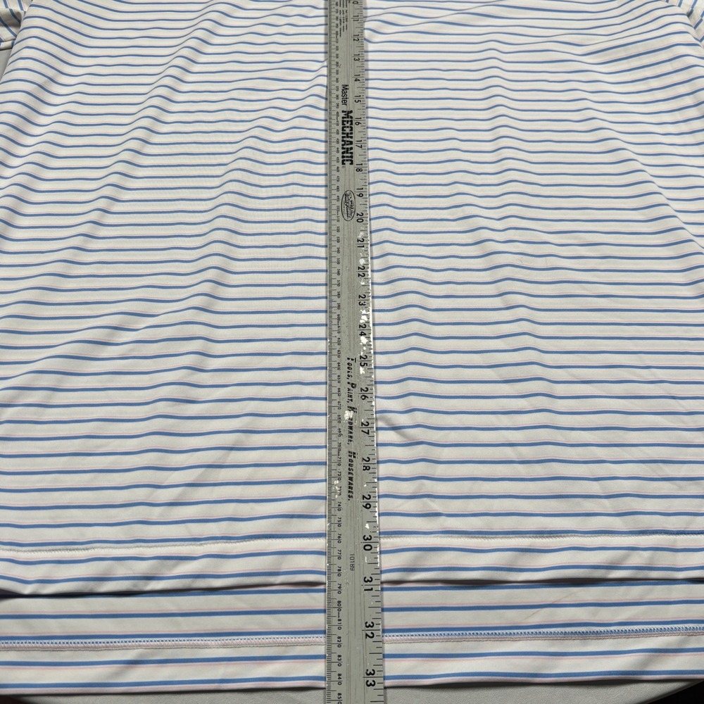 Peter Millar Polo Shirt Mens XL Blue White Savannah Golf Club Lot of 2 Striped - Picture 5 of 15